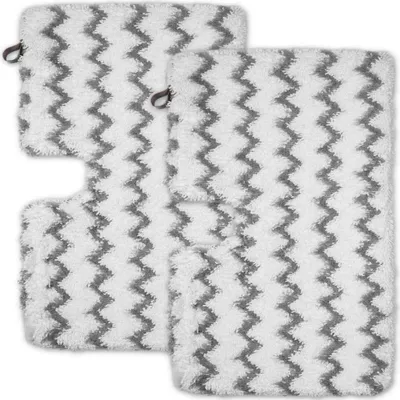 Produktbild von 2 Pack Ersatz-Dampfmop Dampfreiniger Pads Pro für Shark Professional Steam Pocket Mop S3501 S3601 S3601D S3550 S3801 S3901 S3901D SE450 Steamer Pads Bodenreinigung Pads Waschbar