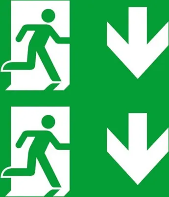 Produktbild von Ceag Notlichtsysteme Piktogrammscheibe 2-seitig 40071354504