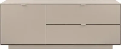 Obrázek produktu pro TV stolek VIKA s 1 dvířky a 2 výklopnými dvířky, písková úprava, šířka 160 cm