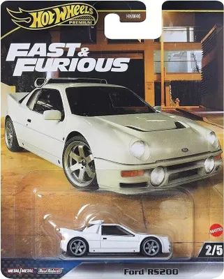 Immagine prodotto di Hot Wheels Fast & Furious HVR60, Auto, 3 anni, Metallo, Plastica, Bianco