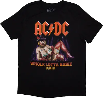 Immagine prodotto di AC/DC - Maglietta "Whole Lotta London PWR-UP EU Tour 24" per uomo/donna Unisex RO12099 (S) (Nero)