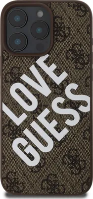 Immagine prodotto di Guess, custodia protettiva per iPhone 16 Pro Max modello MagSafe 4G, marrone
