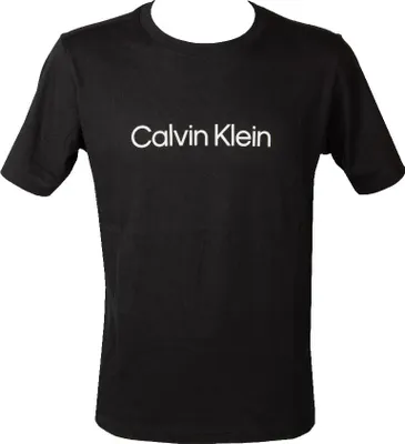 Immagine prodotto di T-shirt uomo CK CALVIN KLEIN manica corta girocollo con stampa logo davanti articolo 00GMS2K107, M, Cotone 60%,Poliestere 40%