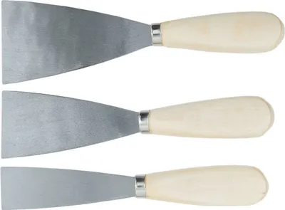 Produktbild von Werkzeyt Spachtelset 3-teilig Holzgriff
