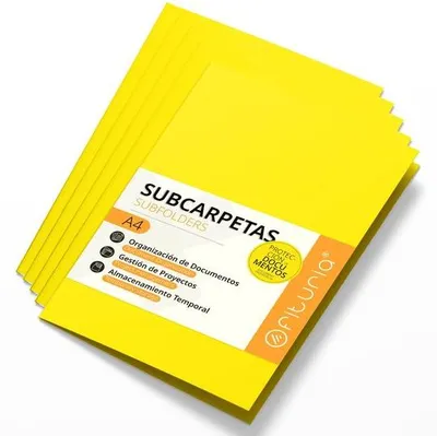 Obrázok produktu pre Kartónové archivačné obaly, 180 g, rôzne farby, 50 ks, Ofituria – intenzívna žltá