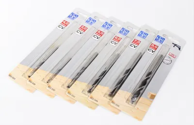 Imagen del producto de Juego de brocas para madera LUX, 6 piezas, ø3-8mm, brocas CV, para taladrar a mano, herramientas para carpintería y trabajos en madera