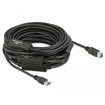 Produktbild von DELOCK Aktives USB3.2 Gen.1 USB Typ-A zu USB Typ-B 20m