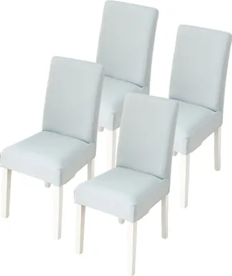 Obrázek produktu pro Potahy na židle 4 kusy, potah na židle Stretch, elastický potah na židle Stretch Odnímatelný omyvatelný potah na židle Odolný univerzální, pro jídelnu, hotel, banket, svatbu, párty Deco