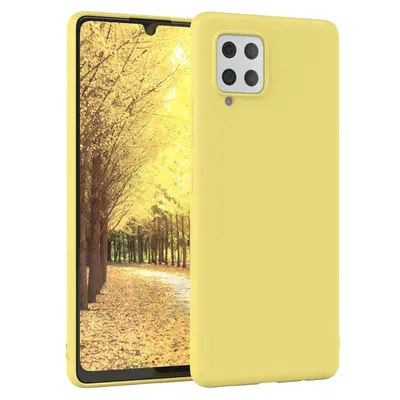 Produktbild von EAZY CASE - TPU Hülle für Samsung Galaxy A42 5G, TPU Case stoßfeste Handyhülle, weiches Cover mit Kameraschutz, Silikonhülle in Gelb