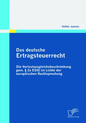Produktbild von Das deutsche Ertragsteuerrecht