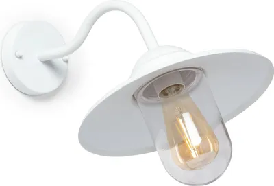 Produktbild von Wandleuchte Außen Aluminium Adaoua Weiß
