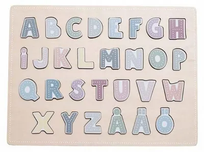Produktbild von JaBaDaBaDo Puzzle Buchstaben Holz Lernspielzeug Alphabet