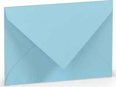 Produktbild von Briefumschlag C7 Nassklebung Seidenfutter Aqua