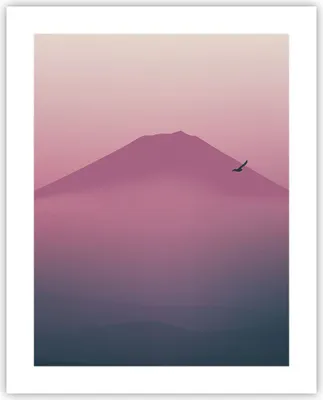 Produktbild von Poster - Poster ohne Rahmen - Vulkan Vogel Natur - 40x50 cm - Wand Bild - Wanddeko - Wandbilder - Kunstposter - Wandposter - Bilder - Kunstdruck - Wanddekoration - Wandbild - P2XPA40x50-4124