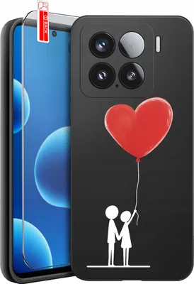 Productafbeelding van Hoesje voor Xiaomi 15 Pro, met design: Valentijnshart. Inclusief beschermend glas (9H)