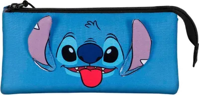 Produktbild von Stitch Dreifach-Federmäppchen mit drei Fächern