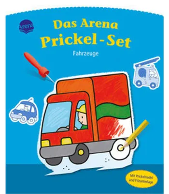 Produktbild von Das Arena Prickel-Set. Fahrzeuge