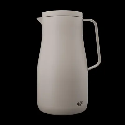 Produktbild von alfi STUDIO TEA Isolierkanne 1,0L calming beige, Thermoskanne aus doppelwandigem Edelstahl, hält 12 Stunden warm, 24 Stunden kalt, Drehverschluss, Öff