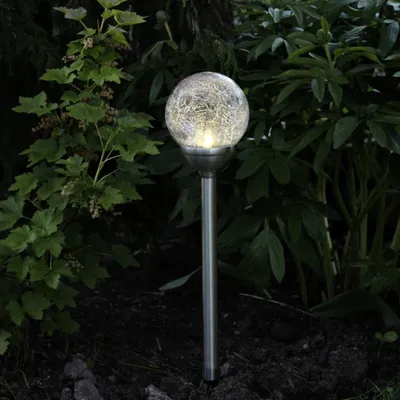 Produktbild von Best Season - LED-Solar-Wegleuchte mit Kugel, Edelstahl,; 479-27