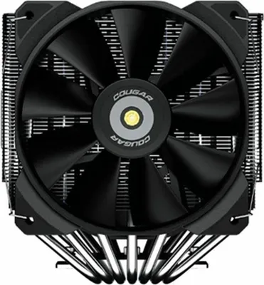 Produktbild von COUGAR CPU-Kühler Forza 135 / Dual Tower, Luftkühlung, 12 cm, 143,53 m³/h, Schwarz