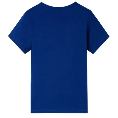 Immagine prodotto di vidaXL Camicia a maniche corte per bambini blu scuro 140