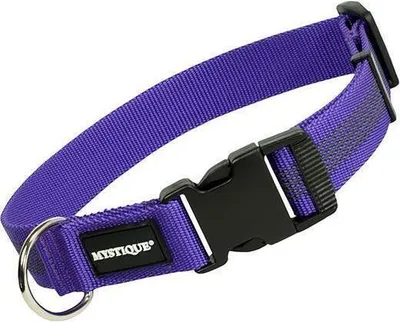 Produktbild von Mystique Gummiertes Halsband 30-40cm 30mm lila