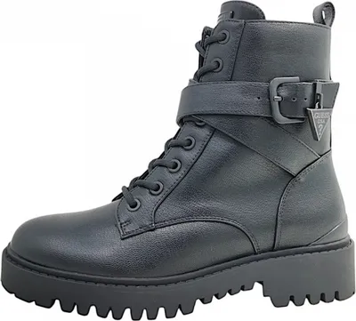 Immagine prodotto di Guess Olsy, stivali stringati da donna in nero, misura 41