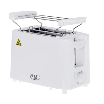 Produktbild von Adler AD 3223 Toaster 2 Scheibe(n) 750 W Weiß