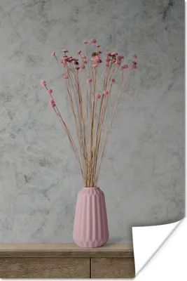 Produktbild von MuchoWow® Poster Blumen - Vase - Stilleben 20x30 cm - Papierdruck