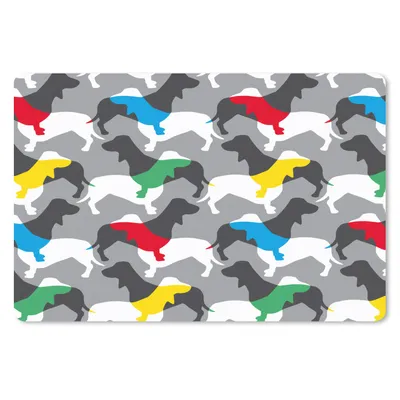 Produktbild von MuchoWow® Mauspad Mousepad Hunde - Dackel - Muster 27x18 cm - Mousepads - Maus Mat - Pad - Mausunterlage - Büroartikel - Desk Matten