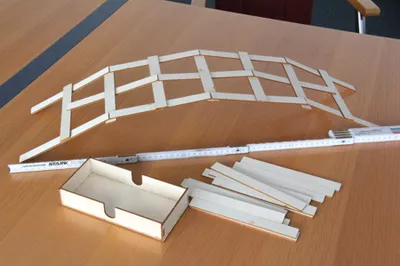 Image de SOL-EXPERT Kit de construction de pont "Leonardo da Vinci", kit en bois à monter soi-même
