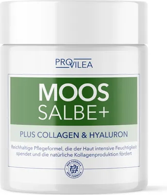 Produktbild von Provilea Moossalbe - intensive Feuchtigkeitspflege für die Haut - mit natürlichen Inhaltsstoffen - 100 ml Inhalt