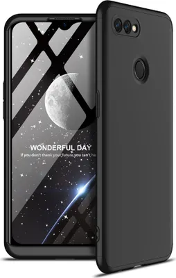 Produktbild von Für OPPO A12 Handyhülle 360 Grad Full Protection Fall schwarz