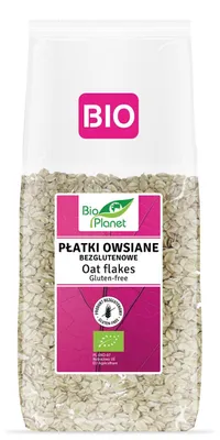 PŁATKI OWSIANE BEZGLUTENOWE BIO 600 g - BIO PLANET