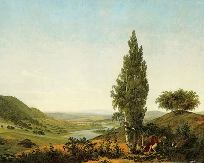 Obrázok produktu pre Caspar David Friedrich Art Print Obraz - Leto, 1807 (40 x 50 cm)