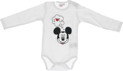 Zdjęcie produktu dla Romper dziecięcy Disney Mickey Mouse przytulny jednoczęściowy strój dla niemowląt 62/68