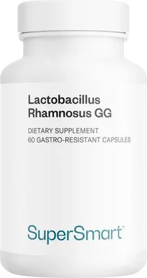 Immagine prodotto di SuperSmart Lactobacillus Rhamnosus GG Dietary Supplement - 60 Caps. Gastrores.
