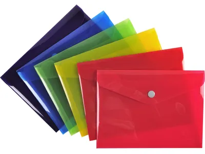 Image de Exacompta 30x Pochette pression en polypropylène Couleurs assorties 34410E
