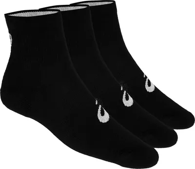 Produktbild von Asics 3PPK Quarter Sock 155205-0900, Uni, Sportsokken, Schwarz, Größe: 35-38 EU