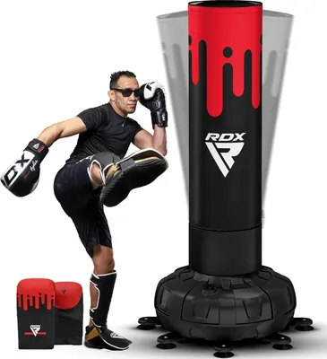 Produktbild von Boxsack RDX Freistehender Boxsack mit Handschuhen, 6ft Kickboxen, MMA Fitness