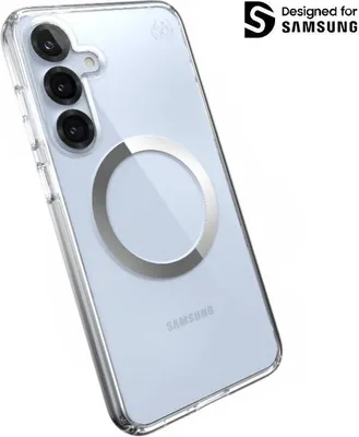 Zdjęcie produktu dla Speck 150885-3199, Pokrowiec, Samsung, Galaxy S25+, 17 cm (6.7"), Przezroczysty, Chrom