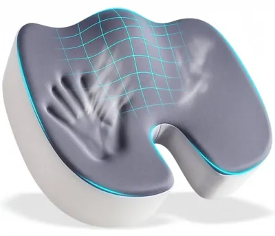 Produktbild von Solidchoice – Orthopädisches Sitzkissen, ergonomisch mit gleichmäßiger Druckverteilung