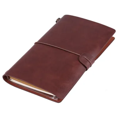 Image de Carnet de voyage, carnet de voyage, agenda de voyage, carnet en cuir, carnet personnalisé, bloc-notes rechargeable