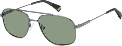 Image de Polaroid PLD 6235/S/X DARK RUTHENIUM GREEN/ GREEN POLARIZED 56/17/145 Lunettes de soleil pour hommes