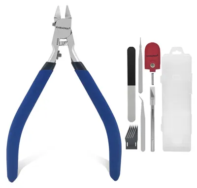 Produktbild von Solidchoice – 9-teiliges Zangen-Set für Modellbau und Basteln