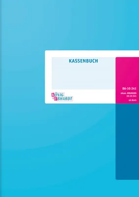 Produktbild von K&E Kassenbuch A4 Einnahmen/Ausgaben 8610241