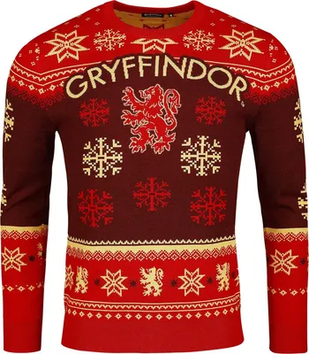Produktbild von Harry Potter Weihnachtspullover Herren Gryffindor multicolor XXL