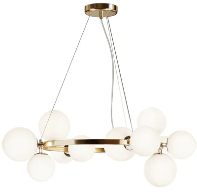 Zdjęcie produktu dla Nowoczesna lampa wisząca Dallas MOD545PL-11BS balls złote białe