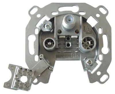 Produktbild von Televes Antennendose Durchgang KMD12ST BK-Multimedia-Durchgangsdose 12dB