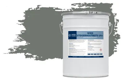 Productafbeelding van Wixx Steigerhoutbeits UV+ - Grijs - 1L